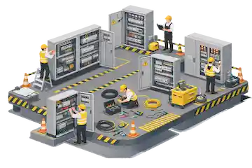 Reparación de cuadros eléctricos industriales